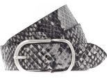 Vanzetti Pelle Cintura Animal Scouting 30Mm Belt W75 Light Grey / Multi Grigio Multicolore