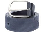 Vanzetti Pelle Cintura Denim Love 40Mm Full Leather Belt W80 Marine Blu