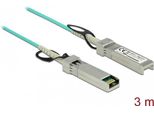 Delock - Cavo Di Connessione Diretta 10Gbase - Da Sfp+ (M) A Sfp+ (M) - 3,0 M - 3 Mm - Fibra Ottica - SFF-8431/SFF-8432 - Op. Attiva