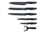 Royalty Line RL-MB5: Rivestimento Antiaderente Knife Set 5Pcs Nero