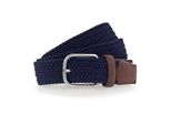 Vanzetti Cintura Braided Women's Belt W80 Midnight Blue Blu Scuro
