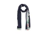 S.Oliver Sciarpa Scarf Dark Blue Placed P Blu Scuro