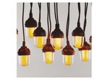 Catena Luminosa Emos Led - 10X Lampadine Per Feste, 4,5 M, Per Interni Ed Esterni, Vintage, DCPV01