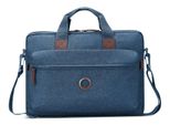 Delsey Paris Laptop Bag Borsa Da Ufficio Con Scomparto Per Laptop Maubert 2.0 1 Compartment Satchel Blue