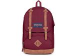 Jansport Zaino Per Il Tempo Libero Zaino Con Scomparto Per Laptop Cortlandt Backpack Russet Red Mirtillo