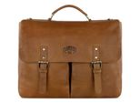 Klondike 1896 Cartella Laptop Bag Con Scomparto Per Laptop Rush Louis Briefcase Cognac Marrone Chiaro