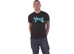 Ghost - Maglietta Logo Per Uomo/Donna Unisex RO289 (L) (Nero/Blu/Grigio)