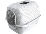 Bama Pet Kattenbak 41.8X50.5X39.6 Cm Wit