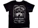 Johnny Cash - Maglietta "Man In Black"" Per Bambini RO937 (98) (Nero)"