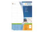 Herma 4610 Etichette Universali Premium, 52,5 X 29,7 Mm, Bianco