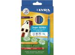 Lyra 3721120 Matita Colorata Super Ferby 12 Pezzi In Astuccio Laccato Triangolare