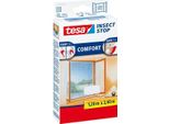 Tesa Comfort Zanzariera Per Finestre A Tutta Altezza, Bianca Dimensioni: 1,20 M X 2,40 M, Facile Da Applicare E Rimuovere (55918-00020-00)