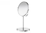 Zeller Present 18410 Specchio Cosmetico, 1X/3X, Cromo, Argento