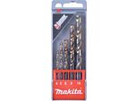 Set Di 5 Punte Hss Makita, Mforce Hss - M-Force - Metallo - 5 Pezzi - 4-10 Mm