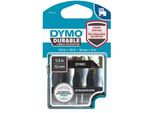 Dymo D1 Nastro Adesivo In Vinile 12Mmx3,0M Bianco -> Nero