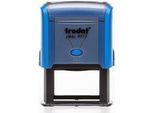Trodat Stempel Printy. Form: Rechteckig, Produktfarbe: Schwarz, Blau (742460)