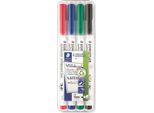 Staedtler Lumocolor Penna Per Lavagna Bianca Confezione Da 4 Pezzi