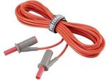 Voltcraft Conduttore Di Sicurezza Altamente Flessibile [Spina Lamellare 4 Mm - Spina Lamellare 4 Mm] 5 M Rosso MSB-501 10 A (VC-8