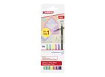 Edding 1200 Penne A Punta In Fibra Pastello Assortite (Confezione Da 6)