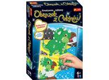 RANOK-CREATIVE Quadro Con Paillettes Dinosauro Triceraptos 52789