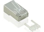 Value - Netzwerkanschluss - RJ-45 (M) - Stp - Cat 6E - Durchsichtig (Packung Mit 100)