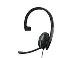 Epos Adapt 135 Usb Ii, Cablato, Ufficio/Call Center, 20 - 20000 Hz, 107 G, Cuffie, Nero