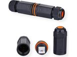 Value RJ-45 Kupplung Geschirmt, Kat.6A, Outdoor/Industrie, Schwarz (21.99.3007)