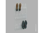 Metaltex Wandschoenenrek Penny 6 Paar Schoenen 41X77 Cm Wit