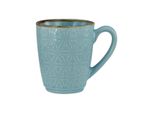 Creatable Tazza Da Caffè Retrò, Gres, 300 Ml, Blu Chiaro