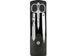 Zwilling Astuccio Per Manicure Classic Inox 3 Pezzi In Pelle Nera
