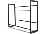 Yakimz Portabottiglie Portabottiglie Per 6 Casse Dispensa Da Cucina Garag Nero 105X32X85Cm