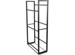 Tolletour Portabottiglie Portabottiglie Per 6 Casse Dispensa Da Cucina Garag Nero 105X32X85Cm