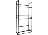 Portacasse Per Bevande Portacasse Per 6 Casse Nero 105X32X85Cm