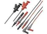 Voltcraft MS-6 Set Di Puntali Di Sicurezza [Terminale A Lama Da 4 Mm - Sonda Di Test] 1,20 M Nero, Rosso 1 Set (VC-10906580)