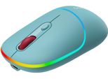Canyon MW-22, Mouse Ottico Wireless 2In1 Bluetooth/Usb Wireless, 800/1200/1600 Dpi, 4 Stampe, Ciano