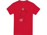 Sesame Street - Maglietta "Elmo Loves You"" Per Uomo/Donna Unisex TV20695 (Xxl) (Rosso)"
