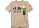 South Park - Maglietta "Mentire Rende Sterili"" Per Bambini/Ragazzi Unisex TV21607 (M) (Sabbia)"