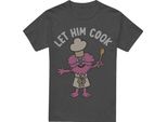 Sesame Street - Maglietta "Let Him Cook"" Per Uomo/Donna Unisex TV21632 (S) (Antracite)"