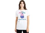 Peppa Pig - Maglietta "Nonna Pig Ti Ama"" Rosa O Blu Per Donna TV21650 (S) (Bianco)"