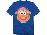 Sesame Street - Maglietta Per Uomo/Donna Unisex, Disegno Natalizio TV21706 (S) (Blu Reale)