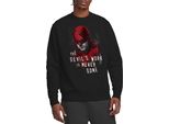 Daredevil - Felpa "Born Again The Devil's Work Is Never Done"" FüR Herren/Damen Unisex TV21952 (L) (Schwarz)"