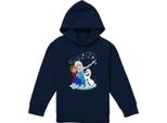 Frozen - Felpa Con Cappuccio "Let It Snow"" Per Bambini TV22000 (116) (Navy)"