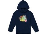 Disney Princess - Felpa Con Cappuccio "In The Garden"" Per Bambini TV22174 (152-158) (Navy)"