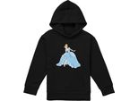 Cenerentola - Felpa Con Cappuccio Per Bambini TV22228 (116) (Nero)