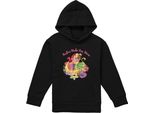 Disney Princess - Maglia Con Cappuccio "Besties Shine"" Per Bambini, Screziata TV22397 (128) (Nero)"