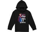 Frozen - Felpa Con Cappuccio "Fearless Like Anna"" Per Bambini, 11° Compleanno TV22491 (116) (Navy)"