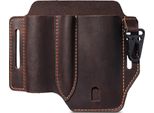 Inf Pochette Tattica Edc In Pelle - Porta Attrezzi Multifunzionale Con Clip