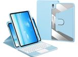 Inf Custodia Tastiera Bluetooth Rotante A 360° Per Ipad Pro 11" - Blu"