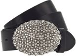 Vanzetti Pelle Cintura 40Mm Leather Belt W85 Black Nero
