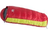 Sacco A Pelo Sirjoseph In Piuma D'oca Per Bambini Kiki Down 125-145-Sinistra 145 Cm-Rosso Con Lime